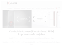 Tablet Screenshot of kimaldi.net